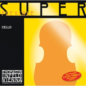 SuperFlexible Cello String C. Chrome Wound 4/4 - Strong*R