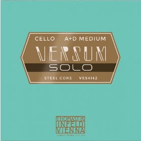 Versum Solo Cello String A + D Pack (Multialloy Wound, Steel Core)