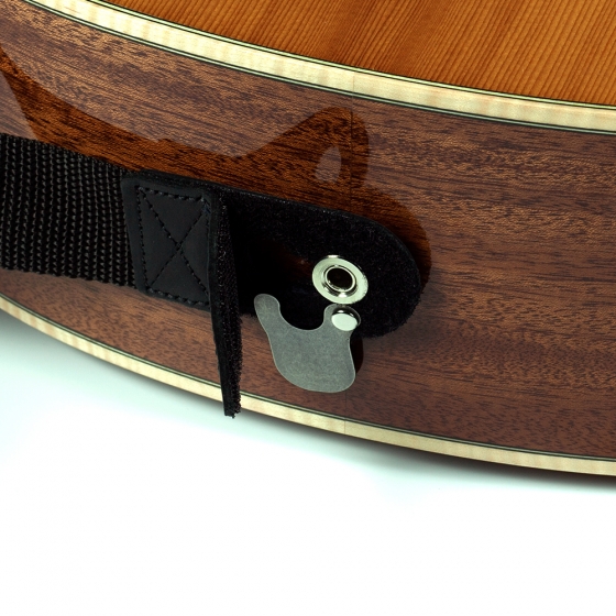 Neotech Slimline Strap Guitar Black - Slimlock Endpin Connector